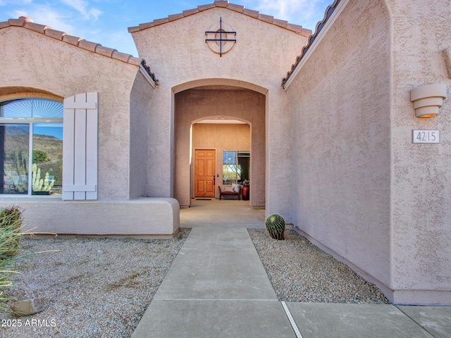 view of entrance to property