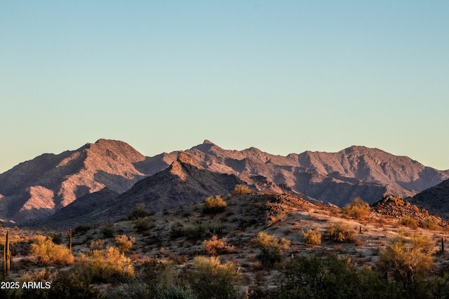 view of mountain feature