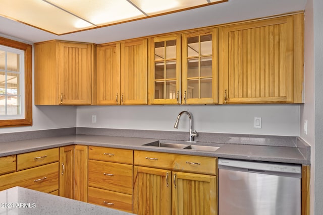 kitchen with dishwasher and sink