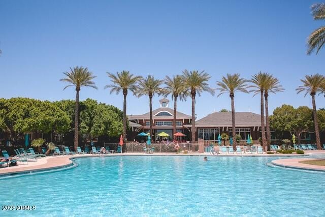 community pool featuring a patio