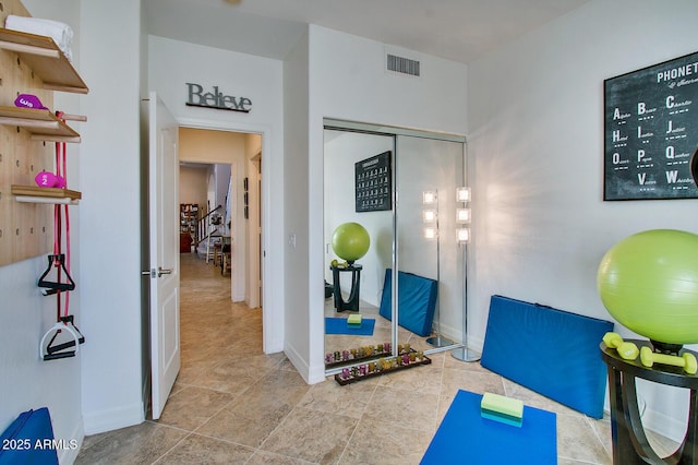 5281 W Quail Ave, Glendale, AZ 85308 - exercise area with baseboards