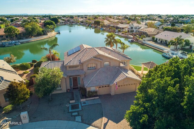 5281 W Quail Ave, Glendale, AZ 85308 - aerial view of residential area with a nearby body of water