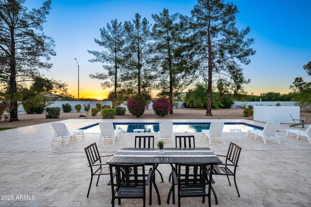 13620 N 80th Pl, Scottsdale, AZ 85260 - outdoor pool featuring a patio and outdoor dining area