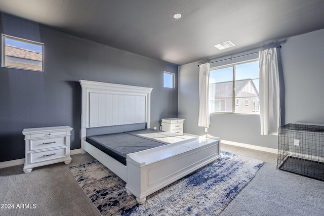 bedroom featuring carpet floors