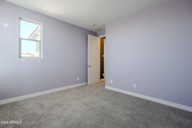 empty room with carpet floors