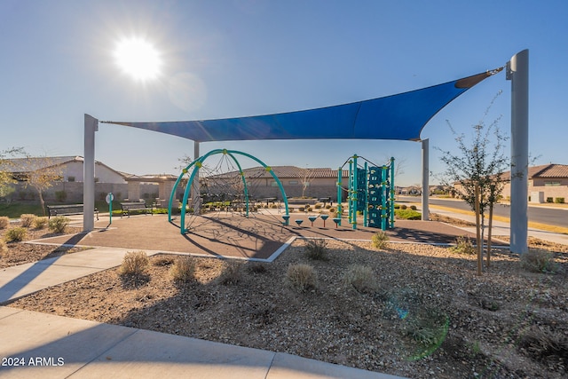 view of play area