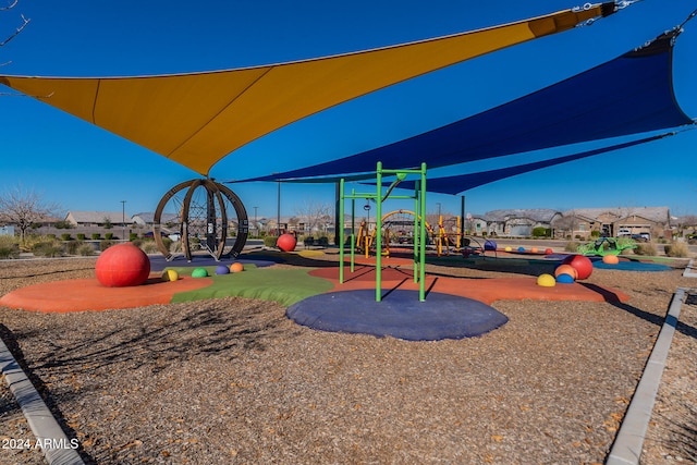 view of play area