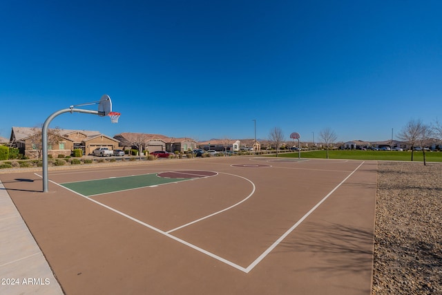 view of sport court