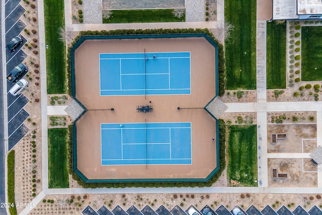 drone / aerial view