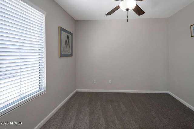 839 W Silver Creek Rd, Gilbert, AZ 85233 - carpeted empty room with a ceiling fan and baseboards