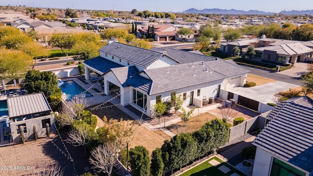 birds eye view of property featuring a residential view