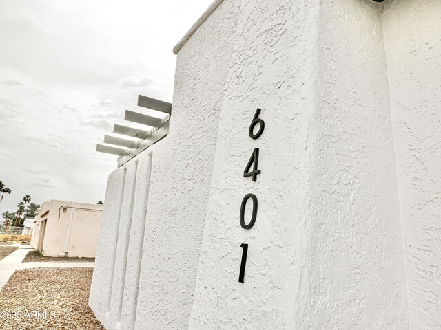 6401 E Eugie Ter, Scottsdale, AZ 85254 - exterior view of stucco siding