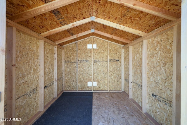 view of storage