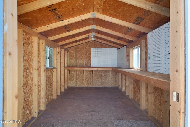 view of storage room