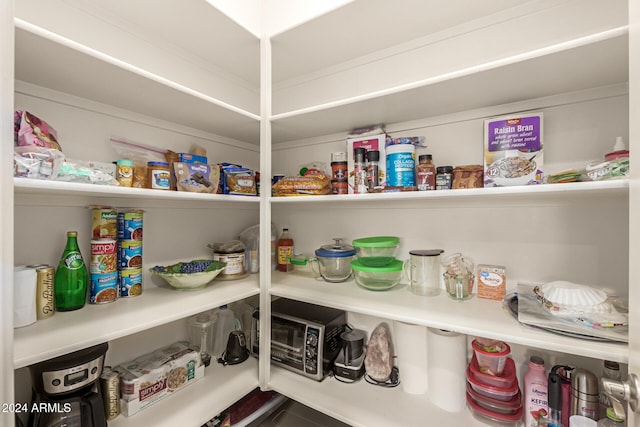 view of pantry