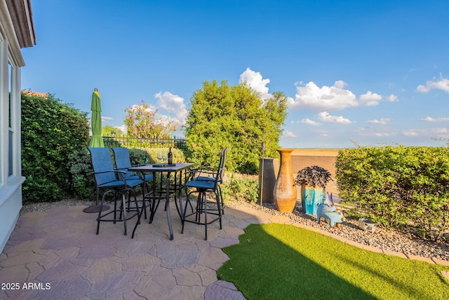 1617 E Copper Holw, Queen Creek, AZ 85140 - view of patio / terrace with outdoor dining area