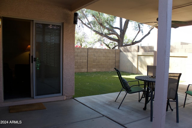 view of patio