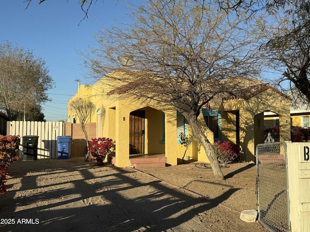 view of rear view of property