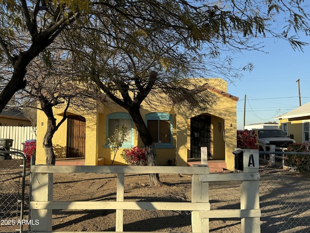 view of front of home