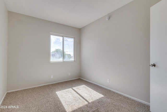 spare room featuring carpet floors