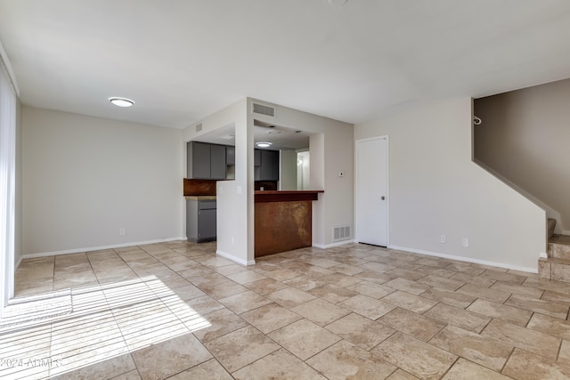 view of unfurnished living room