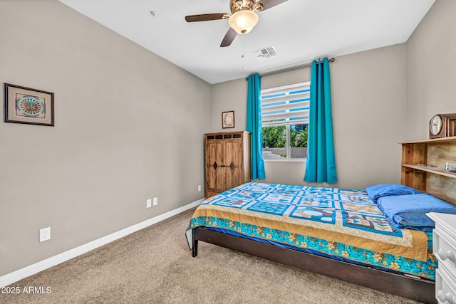 12932 W Cassia Trl, Peoria, AZ 85383 - bedroom featuring carpet flooring and ceiling fan