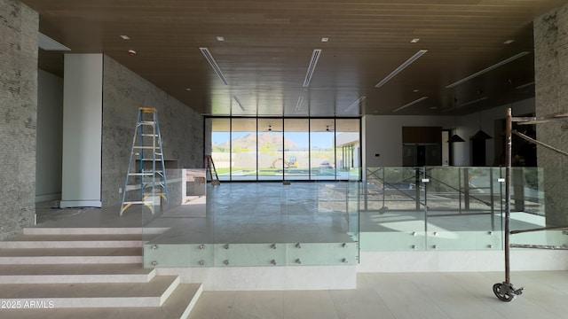 4644 E Indian Bend Rd, Paradise Valley, AZ 85253 - lobby featuring a wall of windows and wooden ceiling