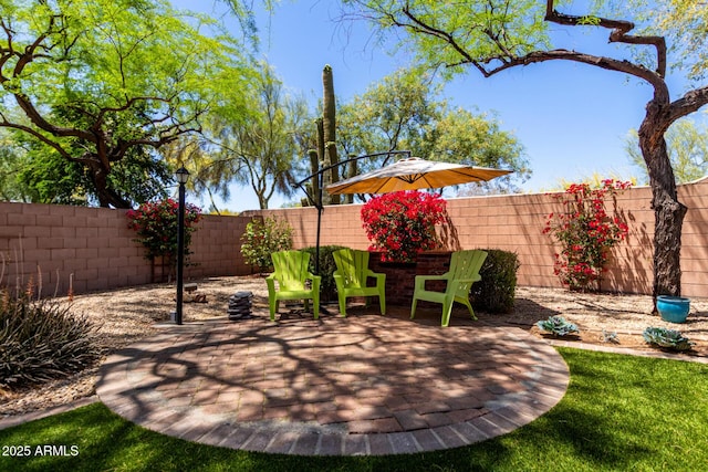22232 N 48th St, Phoenix, AZ 85054 - view of patio featuring a fenced backyard