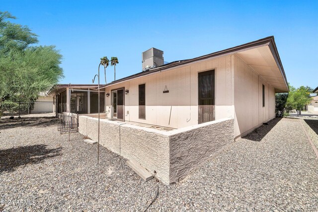 back of house featuring a patio