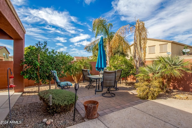 view of patio