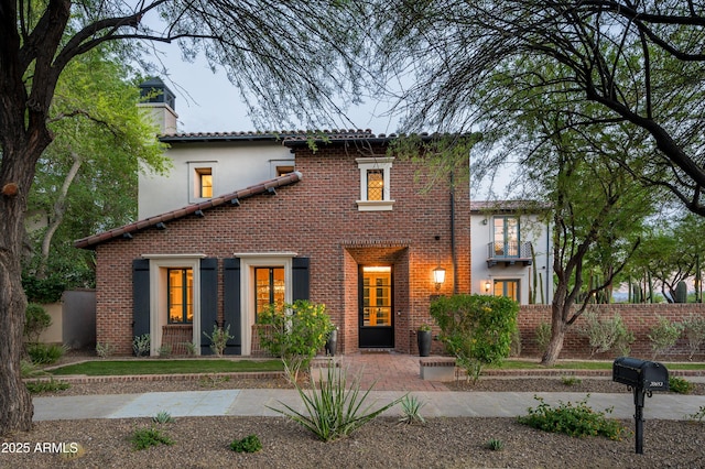 view of mediterranean / spanish-style home