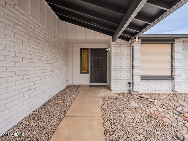 5817 S Siesta Ln, Tempe, AZ 85283 - doorway to property with brick siding