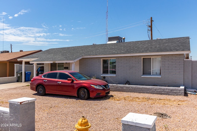 view of ranch-style home