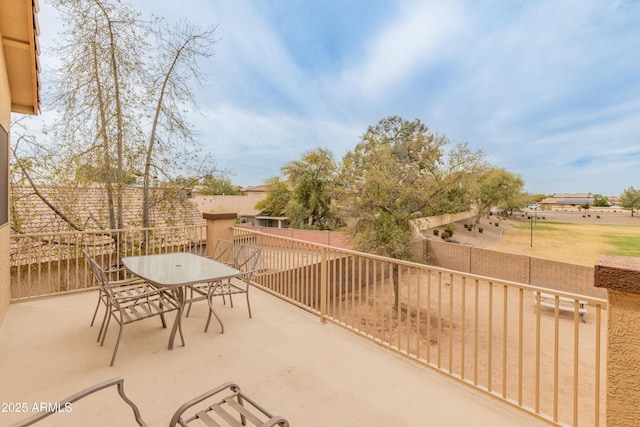 view of patio / terrace with outdoor dining space