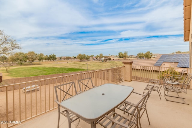 view of patio / terrace with outdoor dining space