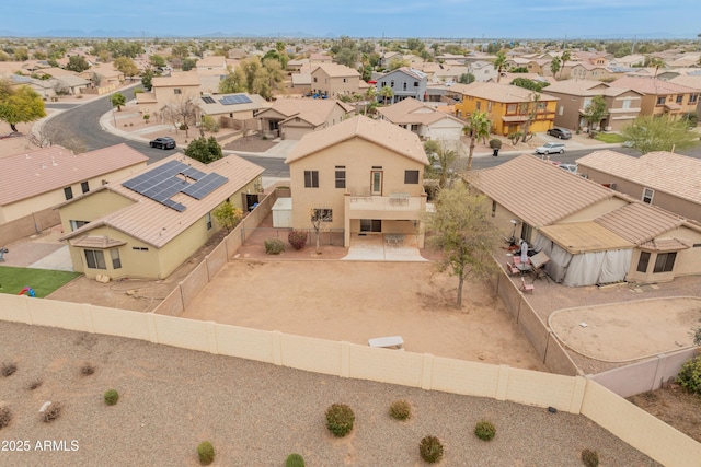 drone / aerial view featuring a residential view