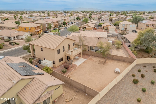 birds eye view of property featuring a residential view