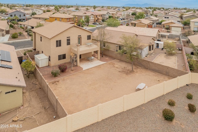 bird's eye view featuring a residential view