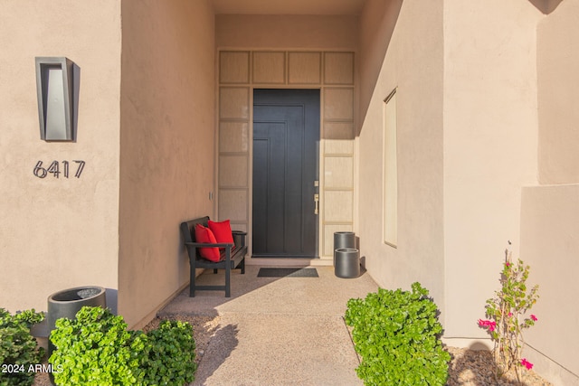 view of entrance to property