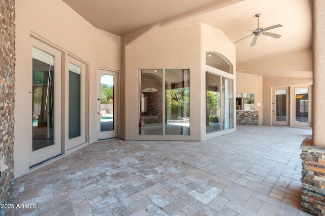 12120 E Cortez Dr, Scottsdale, AZ 85259 - view of patio with a ceiling fan