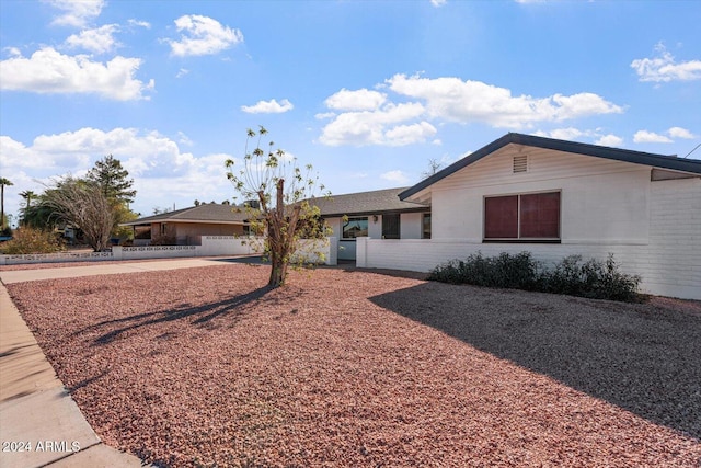 view of ranch-style home