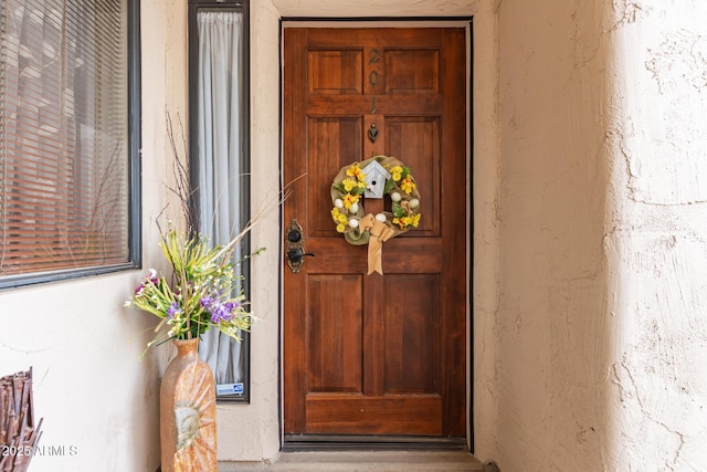 view of entrance to property