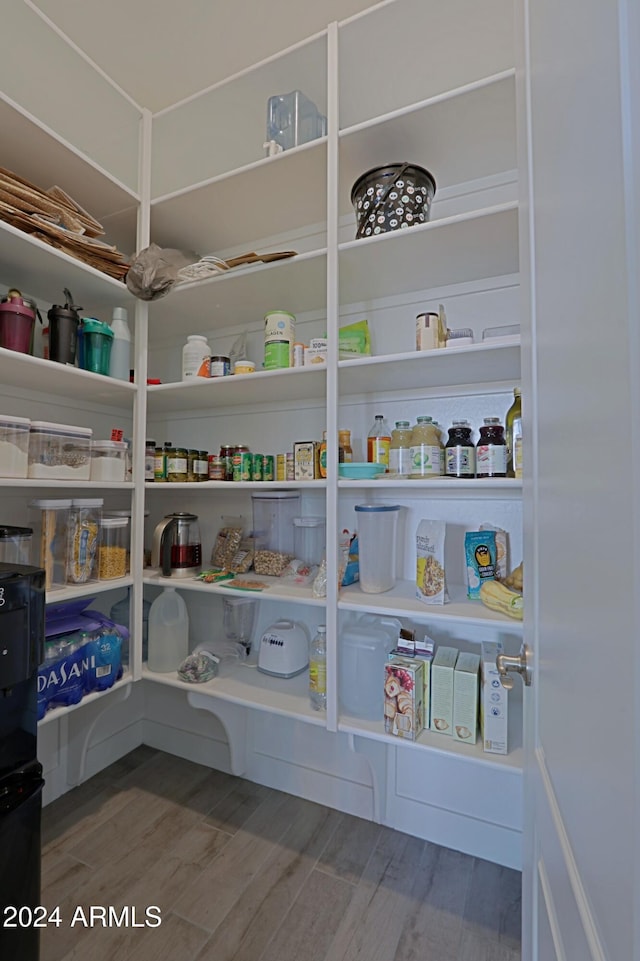 view of pantry