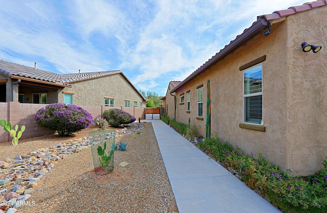 view of home's exterior