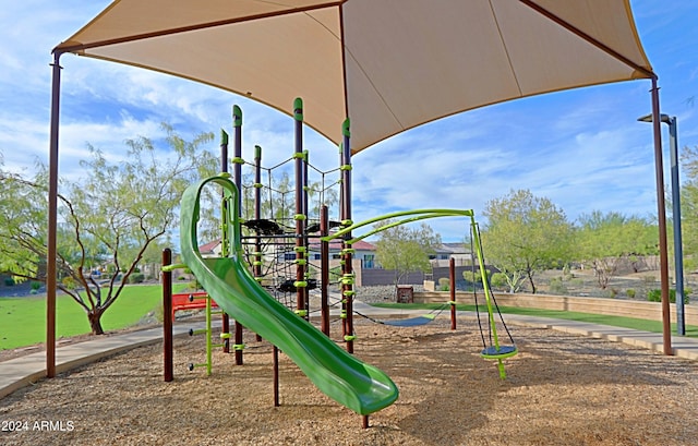 view of play area