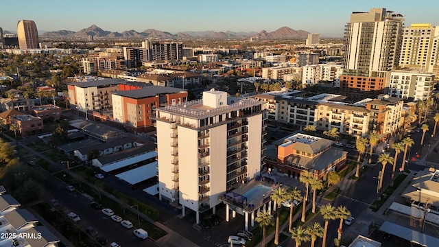 view of city with a mountain view