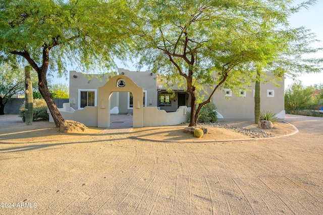 view of pueblo-style house