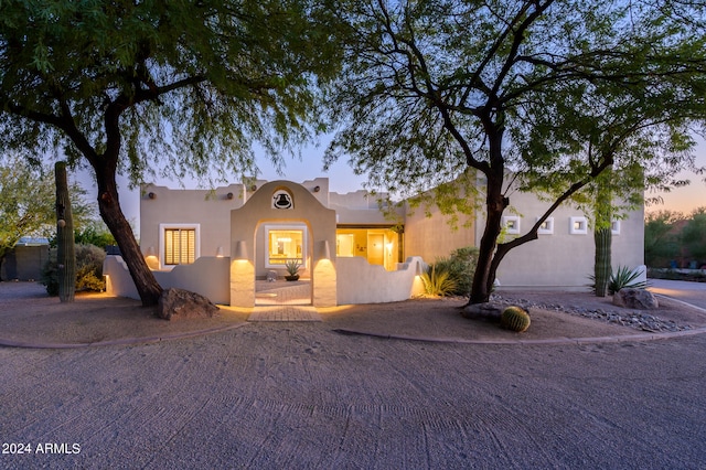 view of southwest-style home