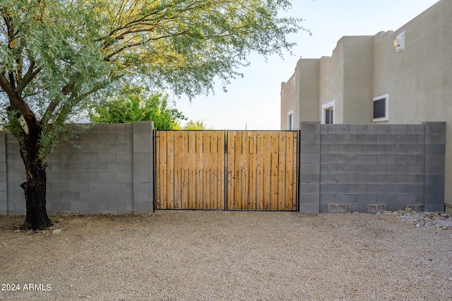 view of gate