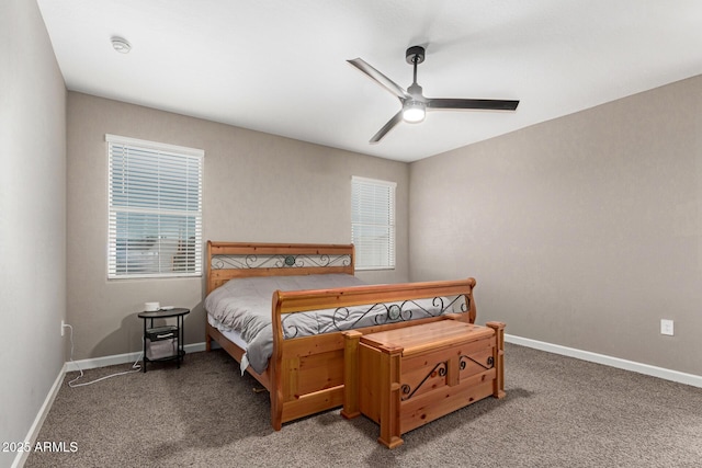 37008 N Hinterwald Way, San Tan Valley, AZ 85143 - carpeted bedroom featuring baseboards and ceiling fan